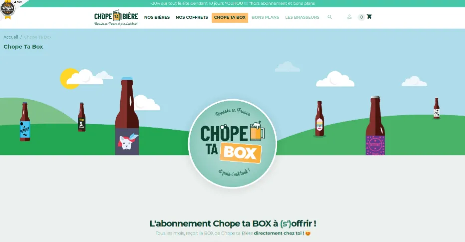 Miniature personnalisée des produits de Chope ta Bière